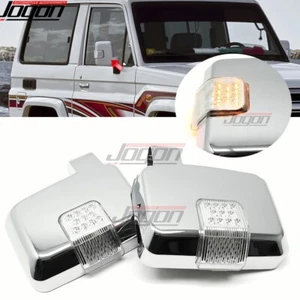 2X Rearview Side Mirror Covers Cap For Toyota Land Cruiser LC70 71 76 FJ79 77 78 - Picture 1 of 10