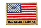 U.S. FLAG / U.S. SECRET SERVICE (USSS) 2.5" X 3.6" PATCH (PD11) FULL COLOR