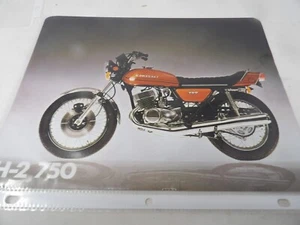 Folleto de venta original Kawasaki H2 750 - Imagen 1 de 2