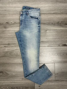 Jeans Tommy Hilfiger Venice RW skinny fit blu chiaro denim uomo W32 L34 - Foto 1 di 15