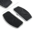 Pair Motorcycles Front & Rear Foot Boards Floorboards For Harley For Honda
