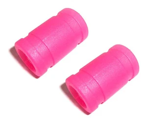 Paquete de 2 acopladores de escape de silicona rosa escala 1/8 Racer's Edge RCE10173PK - Imagen 1 de 1