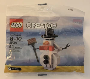 LEGO Creator 30008 SNOWMAN Polybag 44 pc Set  Ages 6 -10 Retired NEW & Sealed - Picture 1 of 2