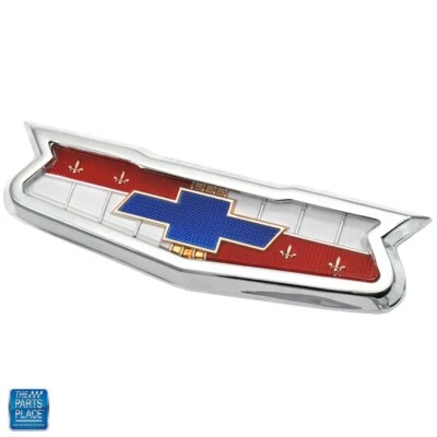 Chevrolet Bel Air Biscayne Impala 1960 emblema maletero conjunto 283 V-8 cada uno nuevo Foto 1 de 2