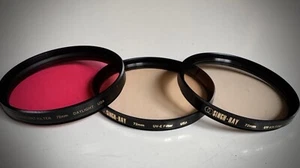 SINGH-RAY 72mm Filter Set - Fluorescent Daylight, UV KN, and UV E - With Cases - Picture 1 of 9