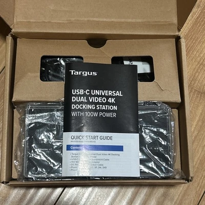 Универсальная док-станция TARGUS DOCK190USZ Targus USB-C DV4K 100 Вт DOCK190 - Изображение 1 из 4