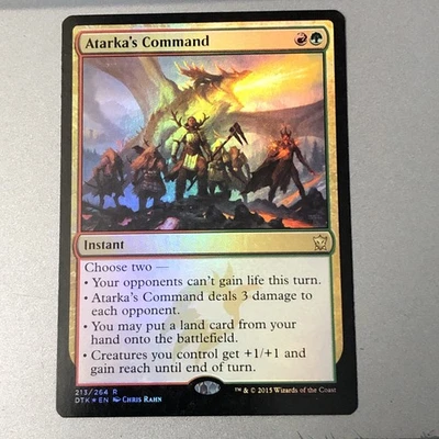Atarka’s Command Foil  x1 Dragons of Tarkir NM Condition - Image 1 of 2