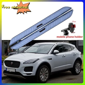 2PCS Side Steps Running Boards Fits For Jaguar E-PACE 2017-2024 Nerf Bars Pedals - Picture 1 of 6