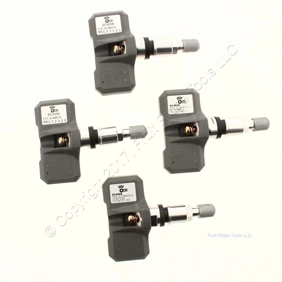 Paquete de 4 sensores electrónicos de presión de aire para neumáticos Orange SC4006 TPMS Foto 1 de 4
