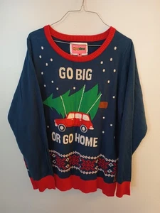 Tipsy Elves Herren L Pullover, Go Big Or Go Home - Bild 1 von 5