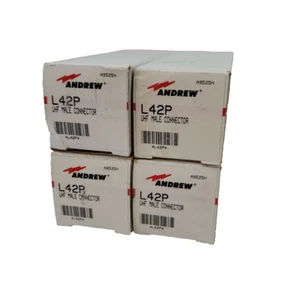 (Lot of 4) NEW Andrew L42P Helian Connector for 3/8 LDF2-50 - Picture 1 of 7