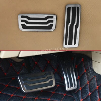 Stainless Steel Car Auto Brake Gas Pedal Cover For 2016-2022 Ford Ranger Everest - image 1 of 4