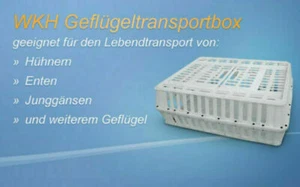 14 Stück Geflügeltransportkisten Transportkäfige Hähnchenkisten Transportboxen - Bild 1 von 6