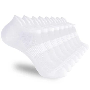 8 Pairs Ankle Athletic Running Socks Thin Low Cut Sports Tab Socks for Men an... - Picture 1 of 8
