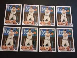 8 ct lot of 2023 Topps Steele Walker RC Rookie Cards Giants - Picture 1 of 1