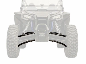 SuperATV Honda Talon 1000X 1.5" Forward Offset High Clearance A-Arms - Black - Picture 1 of 7