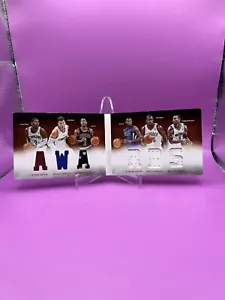 FLAWED 2012 Panini Preferred KYRIE KEVIN DURANT Awards Jersey Patch Booklet /199 - Picture 1 of 16