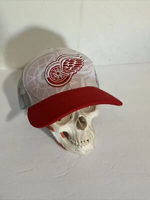 Chapéu de malha ajustável Reebok NHL Detroit Red Wings tamanho único - Imagem 1 de 4