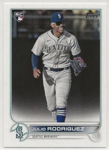 JULIO RODRIGUEZ 2022 TOPPS Factory Set RC IMAGE VARIATION #659 Seattle Mariners - Picture 1 of 2
