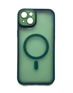 Cover Apple iPhone 15 Plus MAGSAFE verde green trasparente - Foto 1 di 4