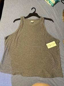Athletic Works Women's ButterCore Super Soft Tank Dark Heather Gray - Picture 1 of 1