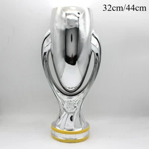 UEFA Super Cup Replica Trophy Resin Soccor Football Trophy Artwork Decor 32/44cm - Picture 1 of 1
