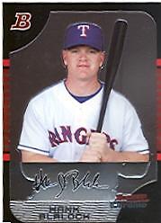 2005 Bowman Chrome Texas Rangers Baseball Card #5 Hank Blalock