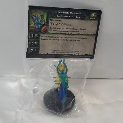 World of Warcraft Core Set Miniaturas Escala de Sangre Wavecaller con 3 Cartas Foto 1 de 4