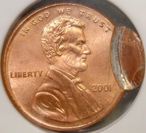 2001 LINCOLN MEMORIAL CENT/PENNY GORGEOUS DOUBLE STRUCK 2ND 85% O/C NGC MS 67 RD - Picture 1 of 4