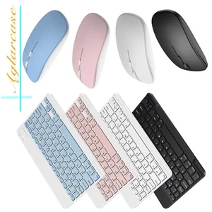 Kabellose Bluetooth Tastatur + Maus Wiederaufladbar Leise für Laptop PC Mac Windows - Bild 1 von 45