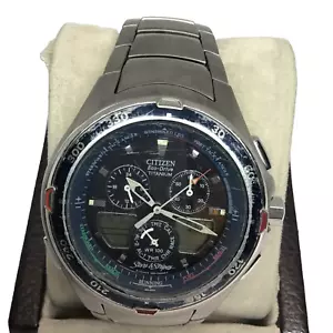 Citizen Eco Drive Titanium Stars &Stripes America's Cup 2003 Watch C660-T000291 - Picture 1 of 14