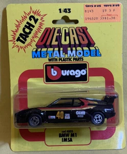 Burago 1/43 1980's BMW M1 IMSA #40~NEW! DAMAGED BOX - Picture 1 of 4