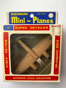 Bachmann Mini Planes {Scale 1:170} 1970s #27 Junkers JU 88 Item No 8327 - Picture 1 of 4