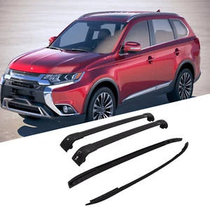 4PCS Roof Racks For 2013-2021 Mitsubishi Outlander Cross Bar cargo + side rails - Picture 1 of 7