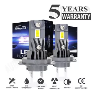 For Kia Forte Sedan 4-Door 2019-2022 Xenon White H7 LED Headlight High Beam Bulb - Picture 1 of 13