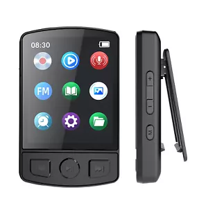 Reproductor de MP3 Bluetooth Medios MP4 FM Radio Grabadora Altavoces de Música con Clip Deportivo - Imagen 1 de 15