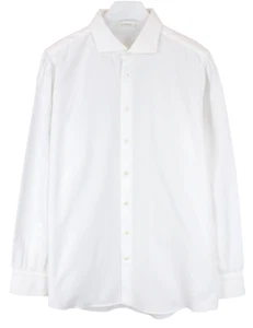 SUITSUPPLY Slim Fit Formal Shirt Men's 3XL Cutaway Neck Button Up White - Picture 1 of 8