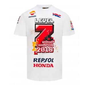 Sale! Marc Marquez Special Edition World Champion MotoGP Mens T-Shirt Size S-XXL