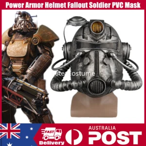Casco Power Armor Fallout Soldier PVC Máscara Juego Réplica Usable Juegos con disfraces Accesorios - Imagen 1 de 10