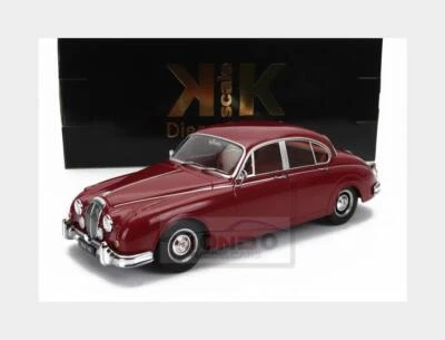 1:18 KK SCALE Jaguar Daimler 250 V6 Lhd Red Interieur Brown 1962 KKDC181035 - Immagine 1 di 2