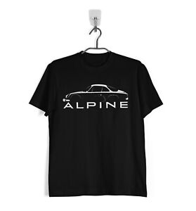 T-shirt Renault Alpine A110 silhouette - Cadeau homme - Passionné d'automobile