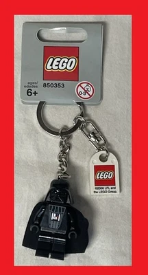 Lego Star Wars Darth Vader Key Chain / Original Gray Tag 850353 - Brand New 2005 - Image 1 of 3