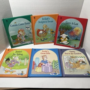 6 HC Alphapets Bks Grolier A-F Partial Set Learn to Read Alphabet Preschool EUC - Imagen 1 de 17
