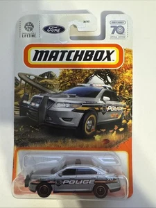 Matchbox 2023 70 Jahre Ford Police Interceptor silber 21/100 Special Edition - Bild 1 von 3