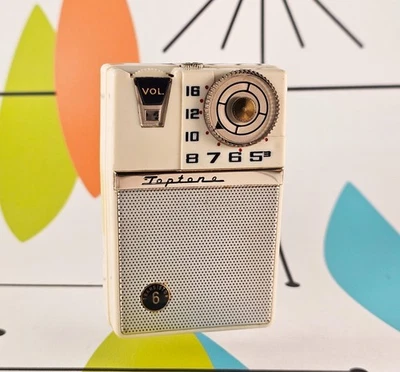 TOPTONE транзистор радио с кожаный чехол и коробка - Изображение 1 из 4