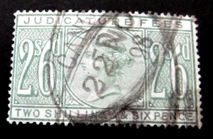 GB-QV-1898-2/6 Judicature Fee Revenue-Used - Picture 1 of 2