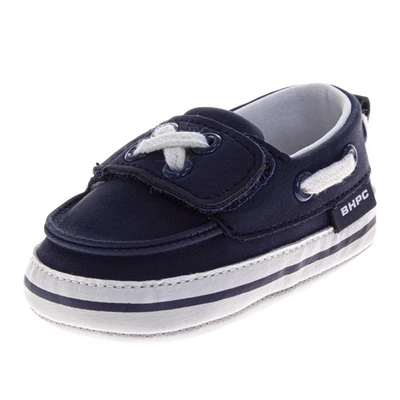 Zapato de barco mocasines para bebé Josmo para niños, azul marino, 3 bebés Foto 1 de 2