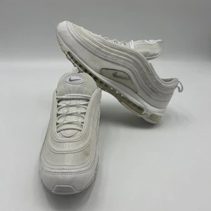 Nike Air Max 97 Triple White Wolf Grey Size 15 Sneakers 921826-101 - Picture 1 of 8