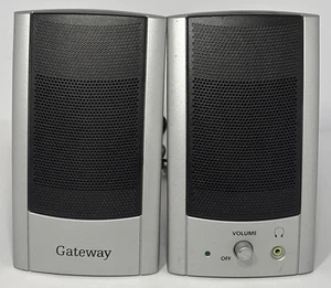 Gateway G-MAX 2000 Computer Lautsprecher Set + Netzkabel - GETESTET & FUNKTIONSFÄHIG - Bild 1 von 8