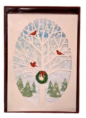 Punch Studios Holiday Greeting Cards 12 Cards and Envelopes NIB - Image 1 of 2